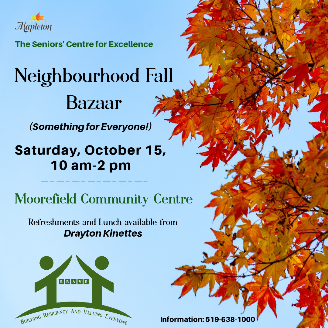 Neighbourhood Fall Bazaar Culture Days 2022