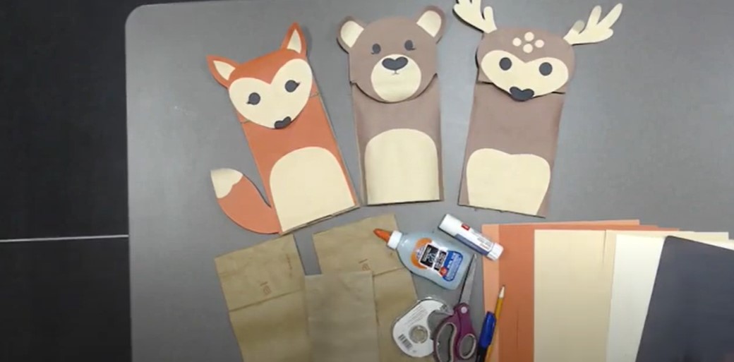 Student Paper Puppet Paper Bag Animal Puppets with Emily Coe | Culture Days 2025