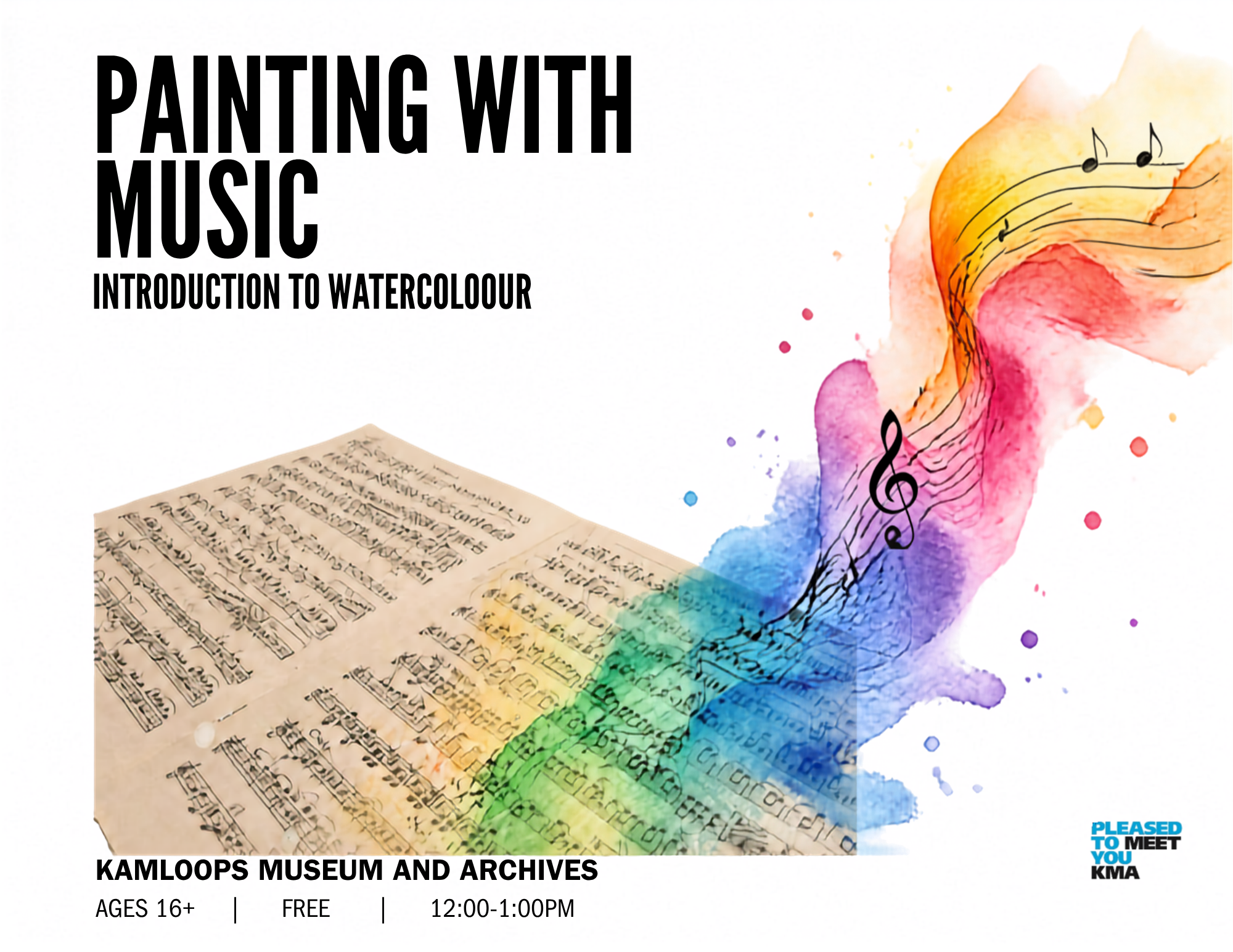 Painting with Music: Introduction to Watercolour | Culture Days 2026